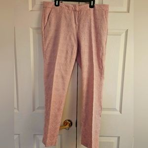 Dress pants, blush pink, size M